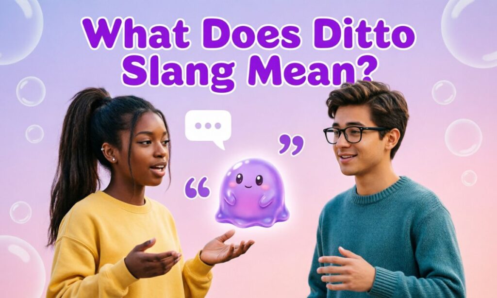 What Does Ditto Slang Mean