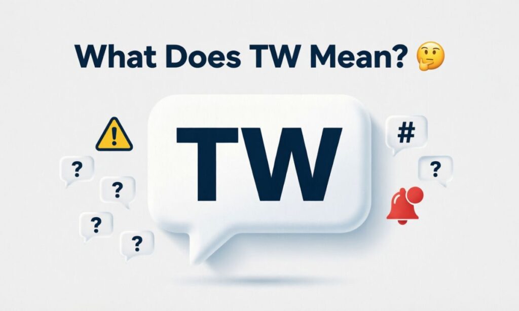 What Does TW Mean
