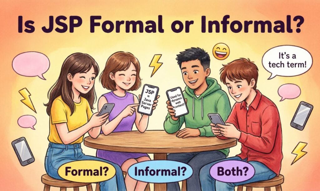Is JSP Formal or Informal