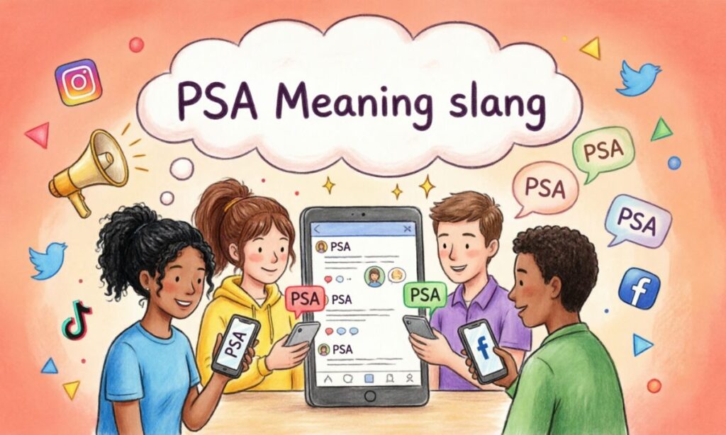 PSA Meaning slang