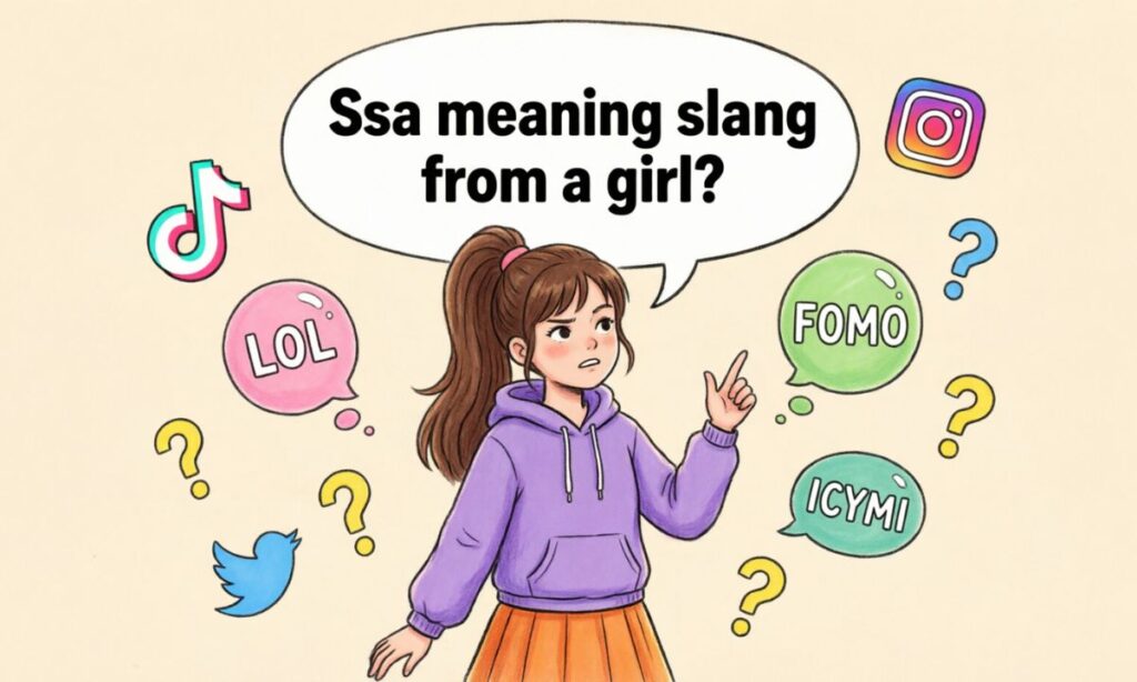 Ssa meaning slang from a girl