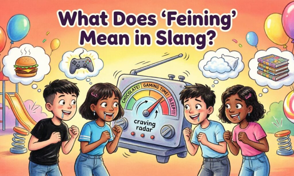 What Does Feining Mean in Slang