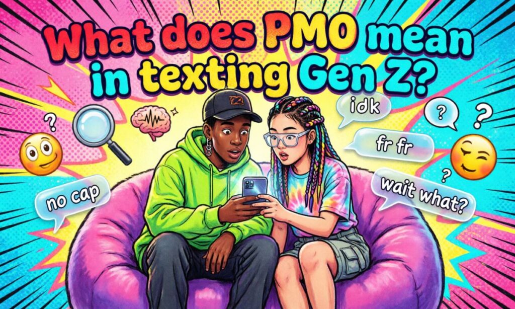What does PMO mean in texting Gen Z