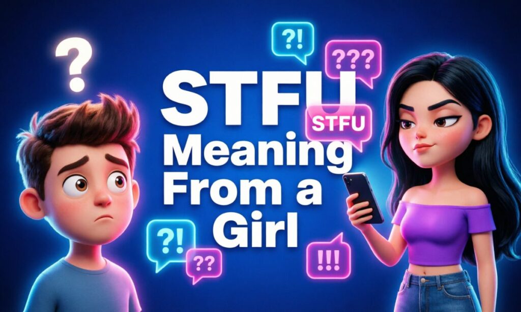 STFU Meaning From a Girl