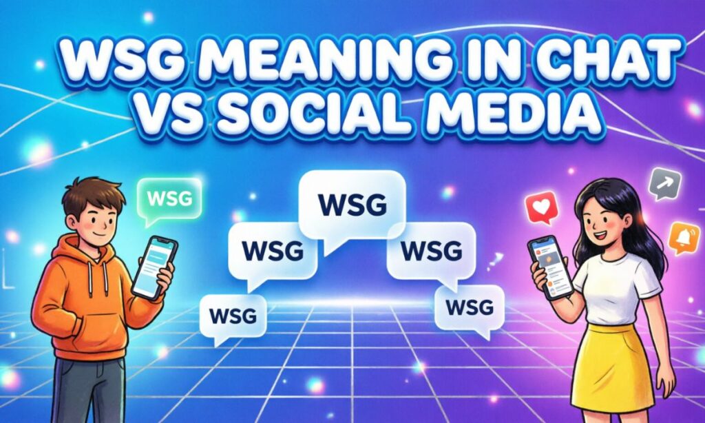 WSG Meaning in Chat vs Social Media