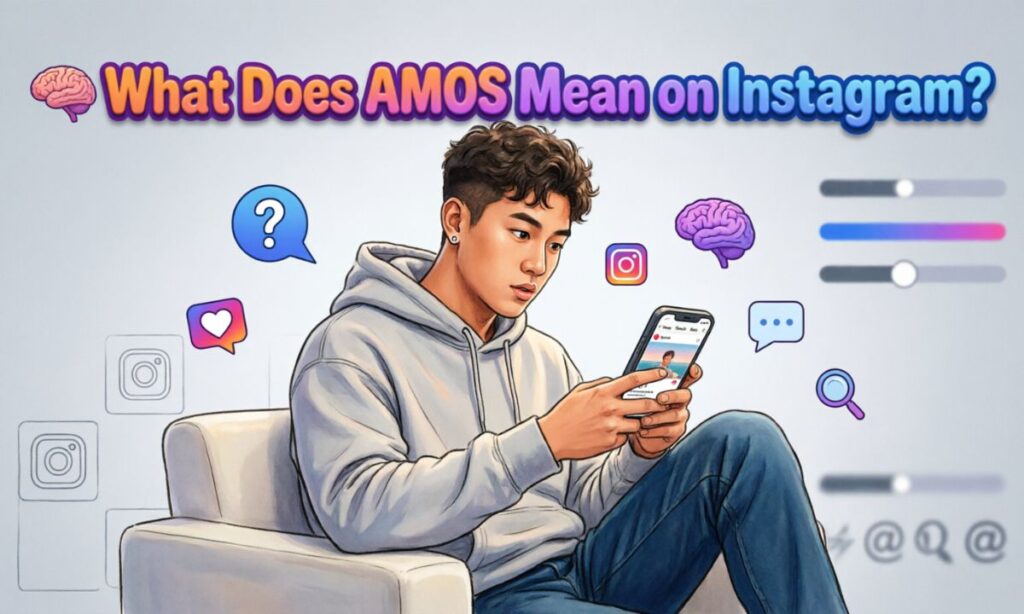 What Does AMOS Mean on Instagram