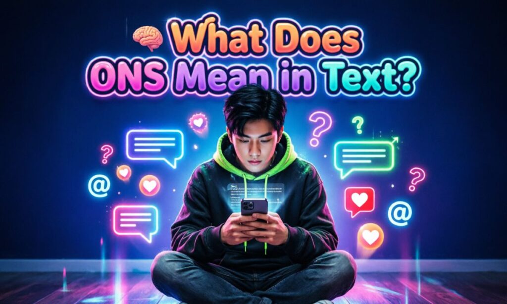 What Does ONS Mean in Text