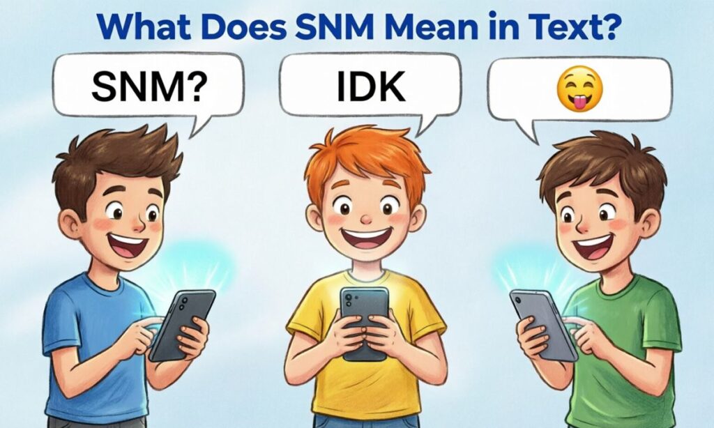 What Does SNM Mean in Text
