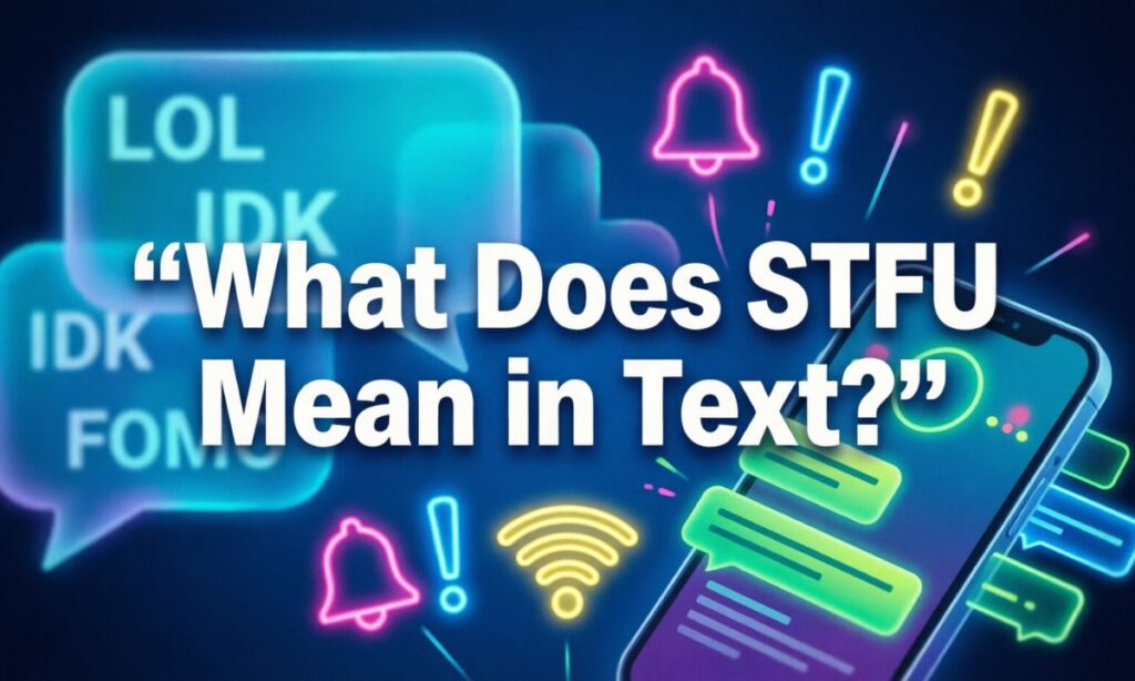 What Does STFU Mean in Text