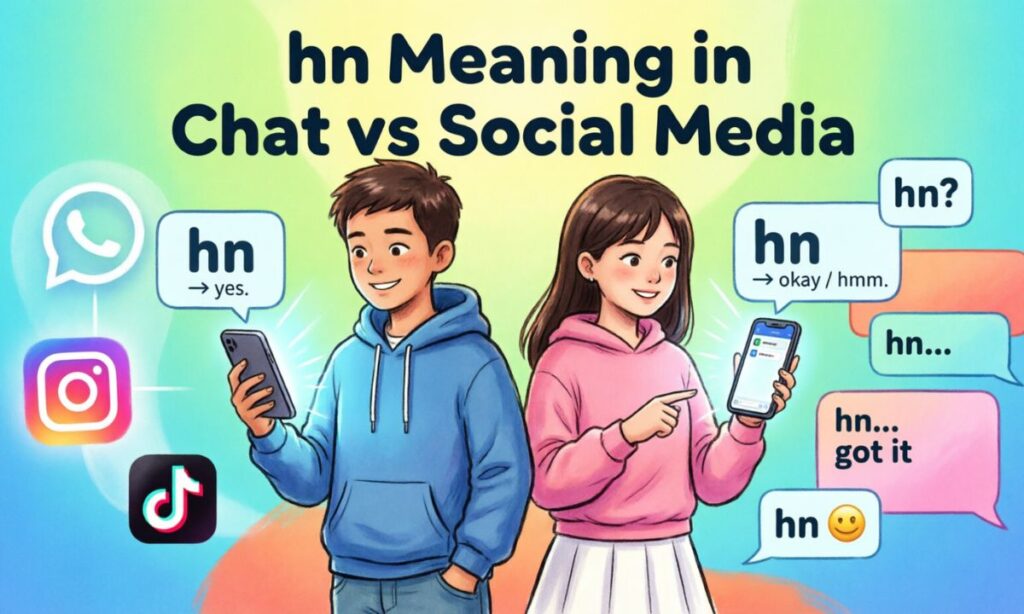 hn Meaning in Chat vs Social Media